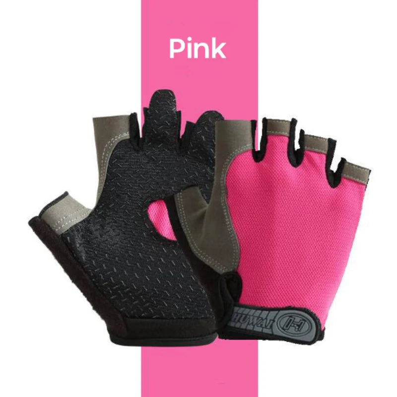 Gym Gloves Fingerless Sports Fitness Training Men's Cycling Gloves Woman Motorcycle Mtb Anti-slip Gloves Bicycle Accessories