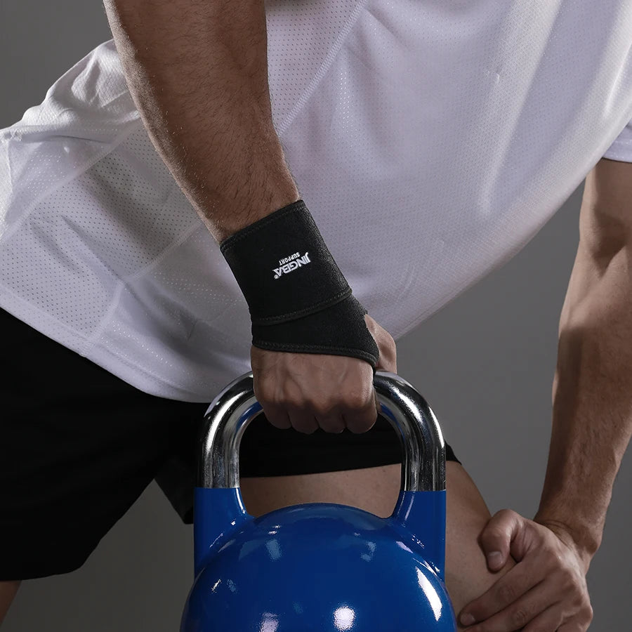 Neoprene Breathable Adjustable Wrist Support Wrap for Weightlifting and Kettlebell Training