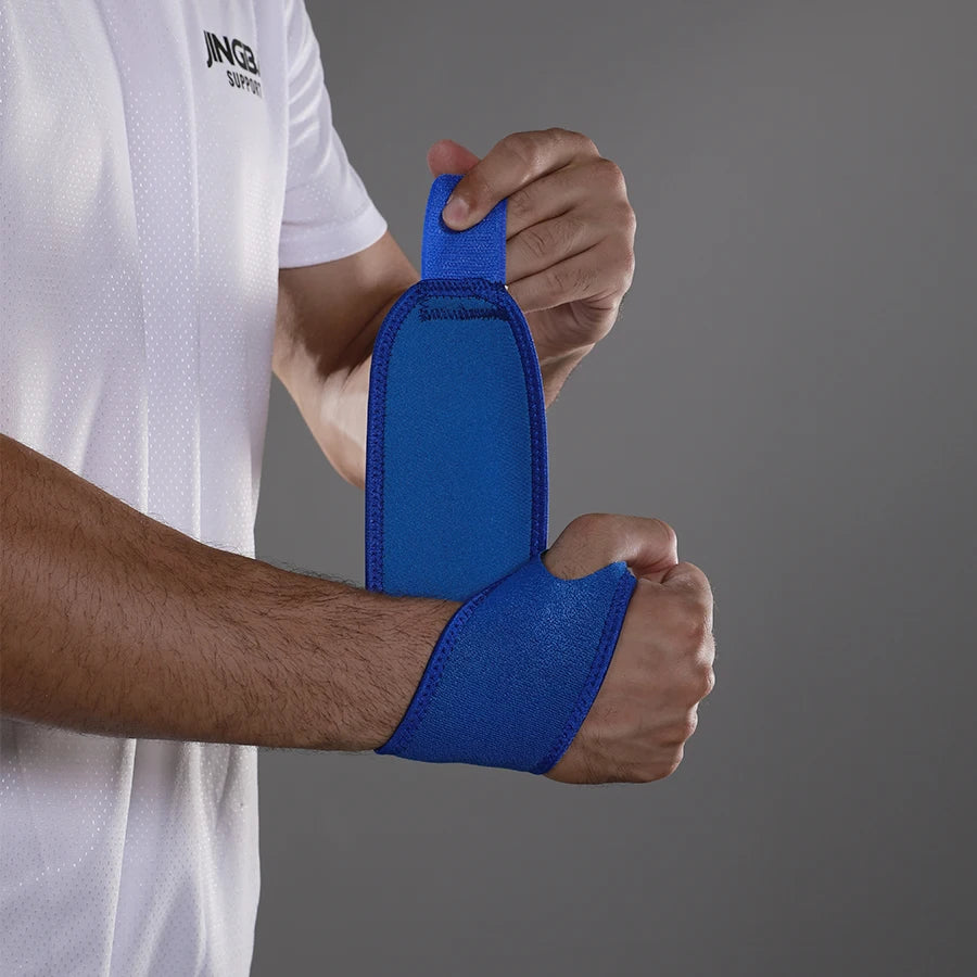 Neoprene Breathable Adjustable Wrist Support Wrap for Weightlifting and Kettlebell Training