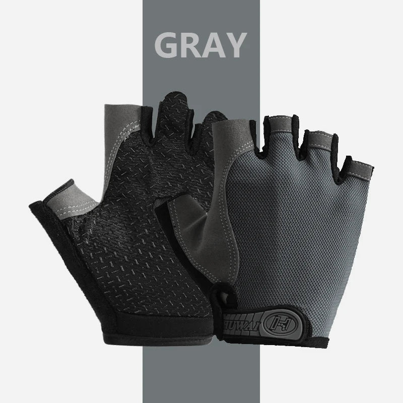 Gym Gloves Fingerless Sports Fitness Training Men's Cycling Gloves Woman Motorcycle Mtb Anti-slip Gloves Bicycle Accessories